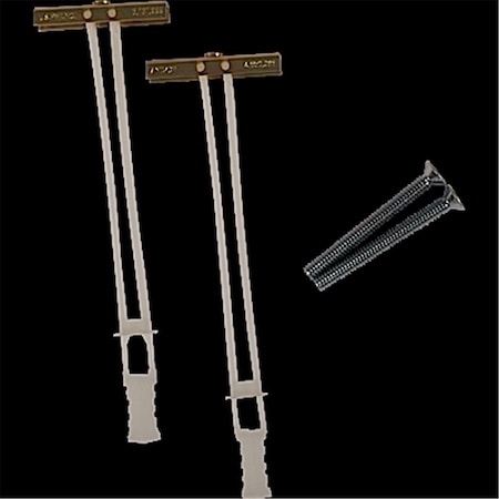 Crimson Av Hardware Pk of Toggle Bolts, Silver HT3